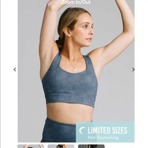 NWT Zyia Full Grain Light n Tight Strappy Bra (Large)
